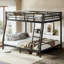 Lits gain de place, lit superposé en métal double XL/queen, chambre moderne