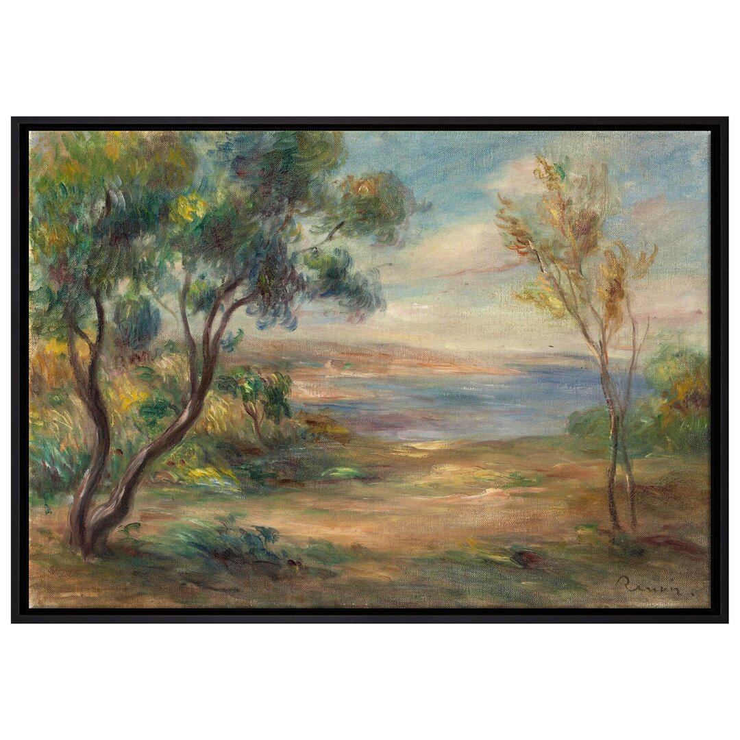 Gerahmter Kunstdruck Leinwandbild Die Strände des Meeres (Bords de Mer) von Pierre-Auguste Renoir