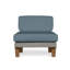 Catalina Outdoor Teak Lounge Chair-502431837-502432751