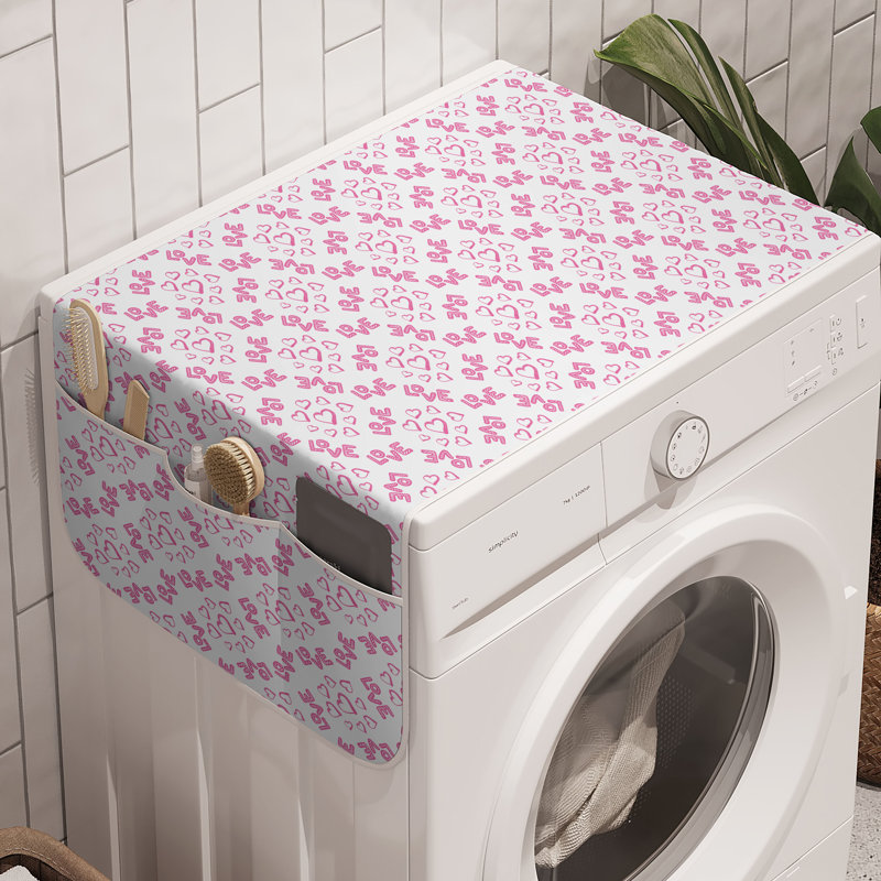 East Urban Home Sweetheart Washing Machine Organizer Pack of 2 47" x 18.5"