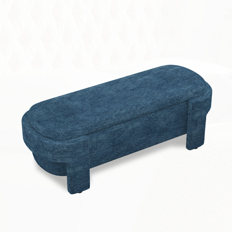 Upholstered Bench With Large Storage Space