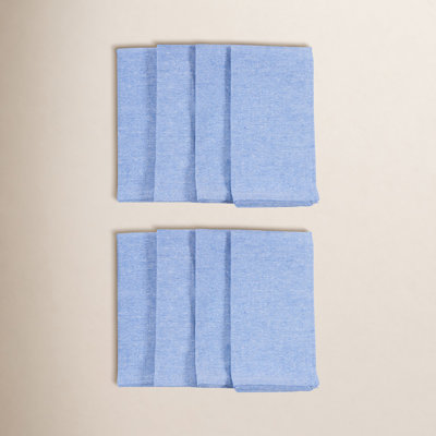 Asberry Chambray Napkins Set Of 8