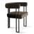 18" Seat Height Upholstered Velvet Kitchen Dining Armchair-1154010562