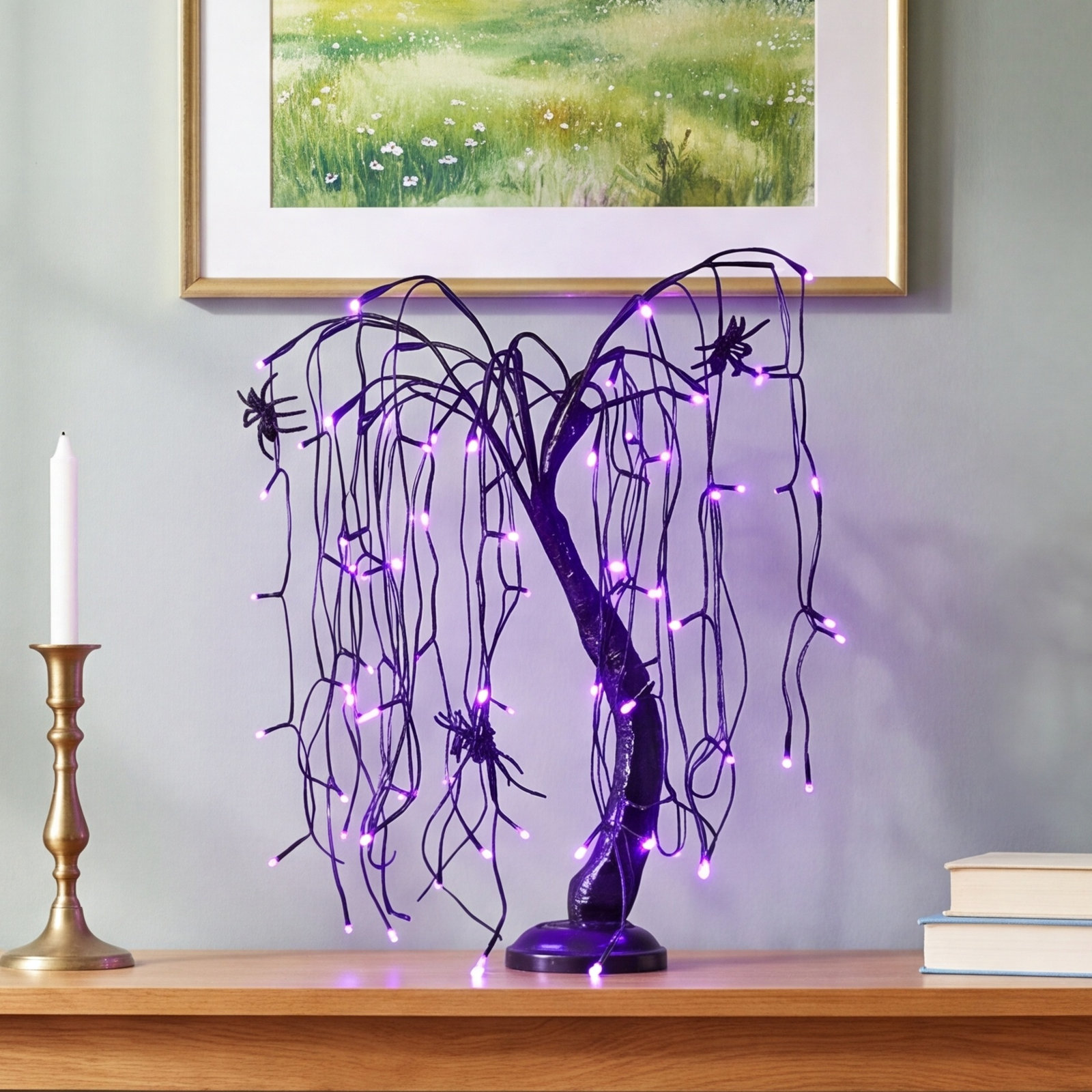24'' LED Lighted Trees & Branches, Purple