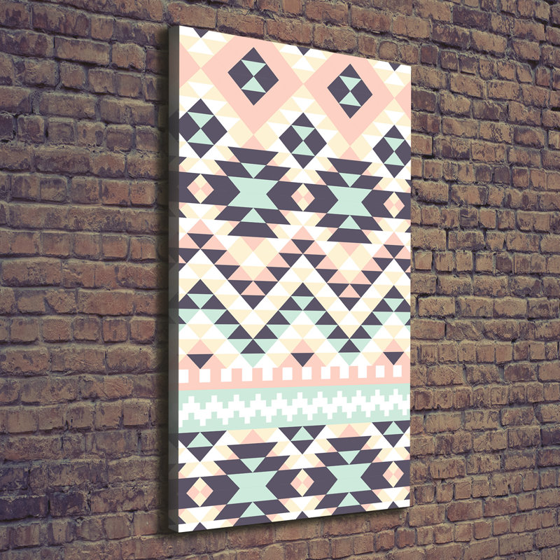 Ethnic Background - Wrapped Canvas Print, 140cm H x 70cm W