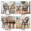 Chaises de salle à manger en bois massif avec accoudoirs de 24 po de large Hughes Hughes-125524742