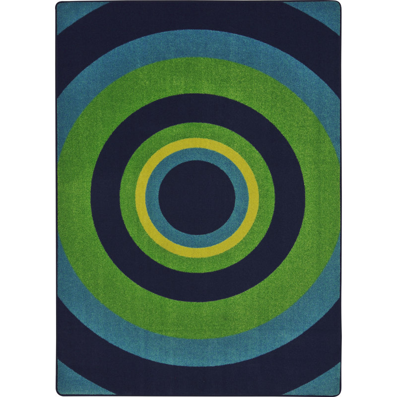 Tapis bleu marine Fascinate, Rectangle 7 pi 8 po x 10 pi 9 po