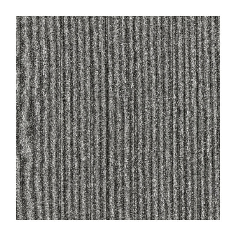 Carreaux de moquette en fibre de PET 24 po x 24 po Mohawk Basics (96 pieds carrés par carton - 24 carreaux), Fer