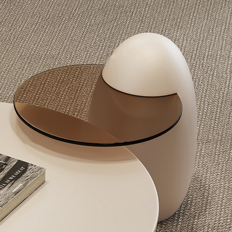 Table basse Minimalist, Crème