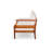 4-Piece Acacia Wood Sofa Set, Beige