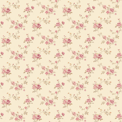 Miniatures 3 Collection Multi Floral Trail Wallpaper Roll