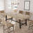 63-83" Extendable Dining Table for 6-8 People-1470127931