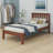 Wood Platform Bed With Headboard-114212971