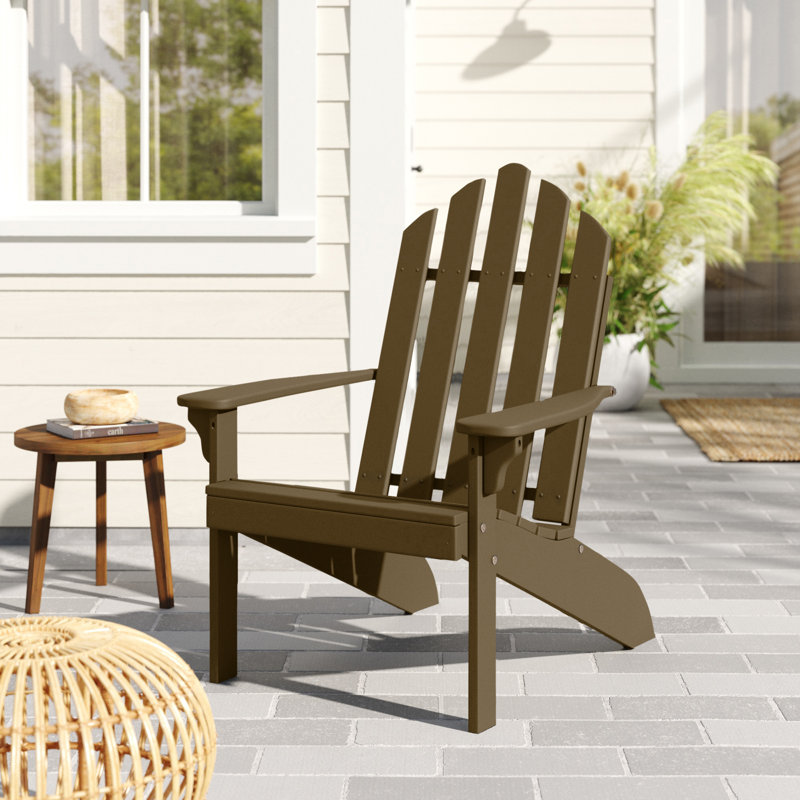 Chaise Adirondack en bois Urich, Café