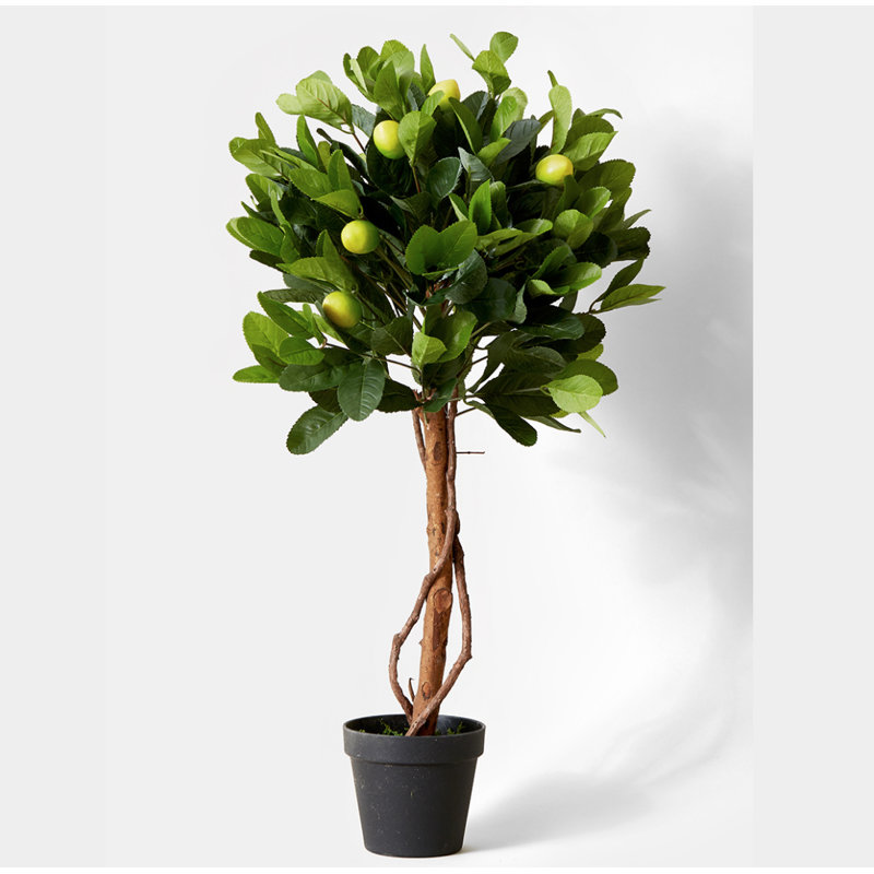 28'' Faux Lemon Tree in Ceramic Pot