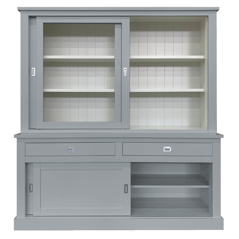 Antione Display Cabinet, Window Grey 