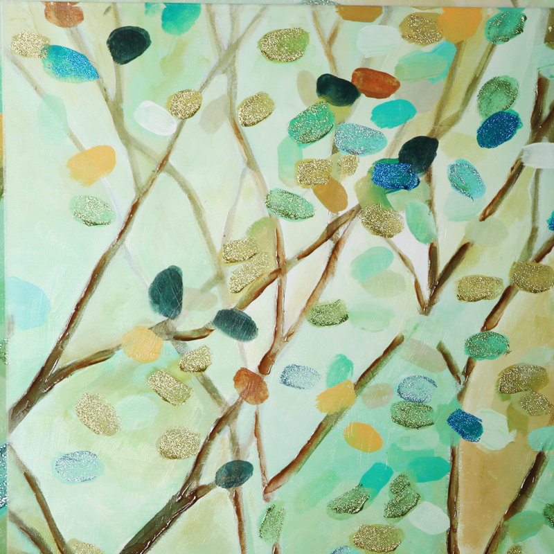 "Tree of Life I" par Carol Robinson, reproduction d’art sur toile, H 40 po x l 40 po x P 1,5 po
