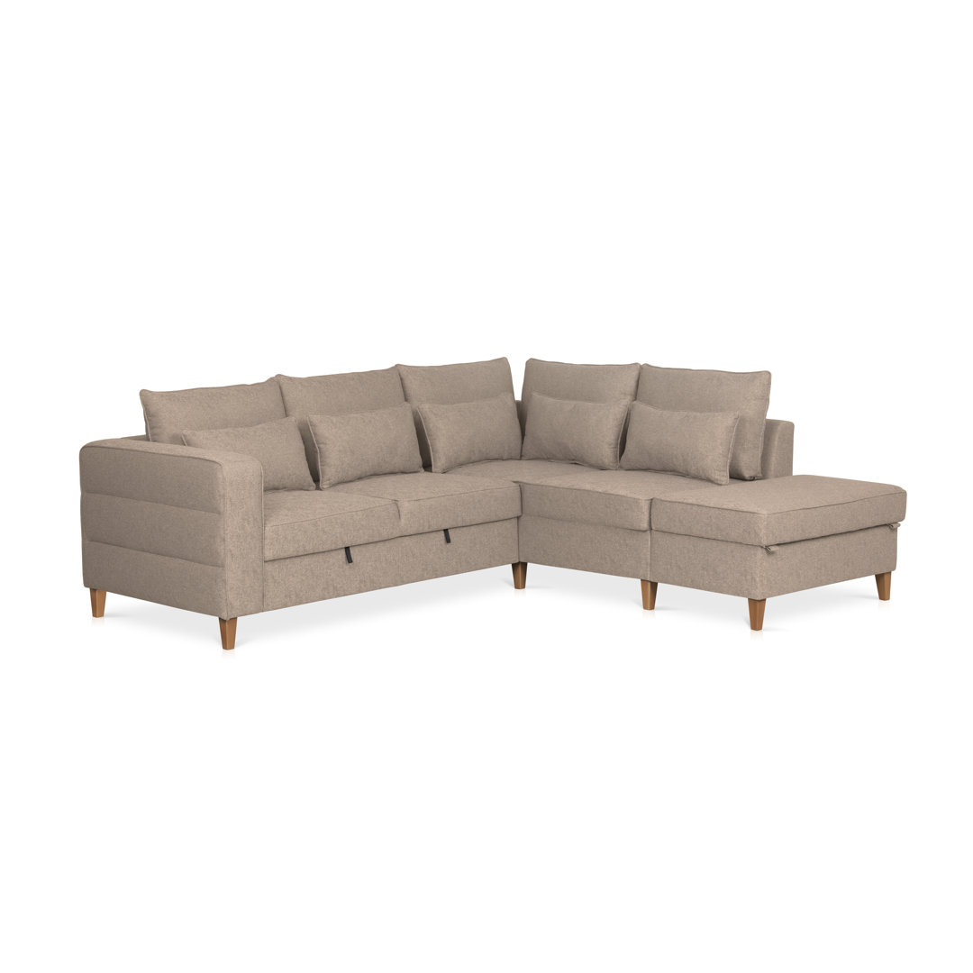 Ecksofa Degaglia mit Bettfunktion