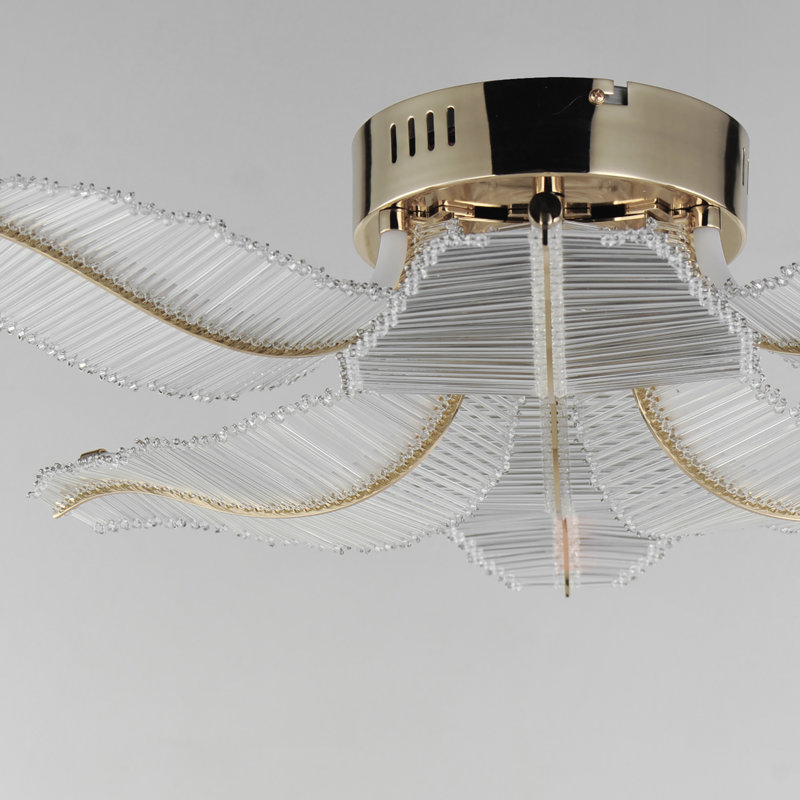 Lillet 6 - Light LED Flush Mount, Gold
