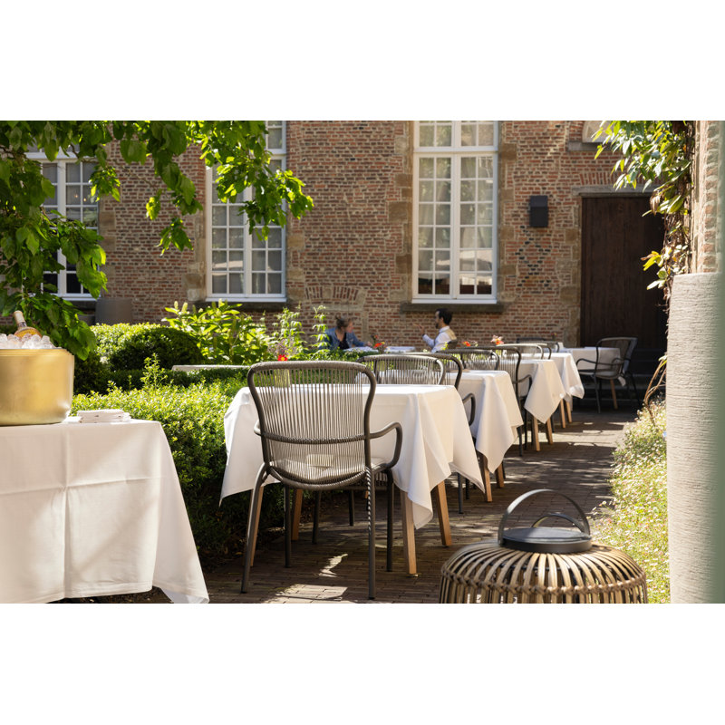 Loop Outdoor Dining Armchair, Gray