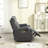 Brost Manual Recliner Loveseat with Cup Holders & Pocket Storage-121418404-102051325