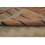Tapis géométrique en laine tissé à plat Kilim 10 x 13