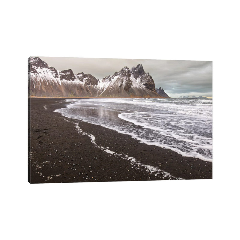 Iceland, Stokksnes, Mt. Vestrahorn by John Ford - Wrapped Canvas Print, 45.72cm H x 66.04cm W x 1.905cm D