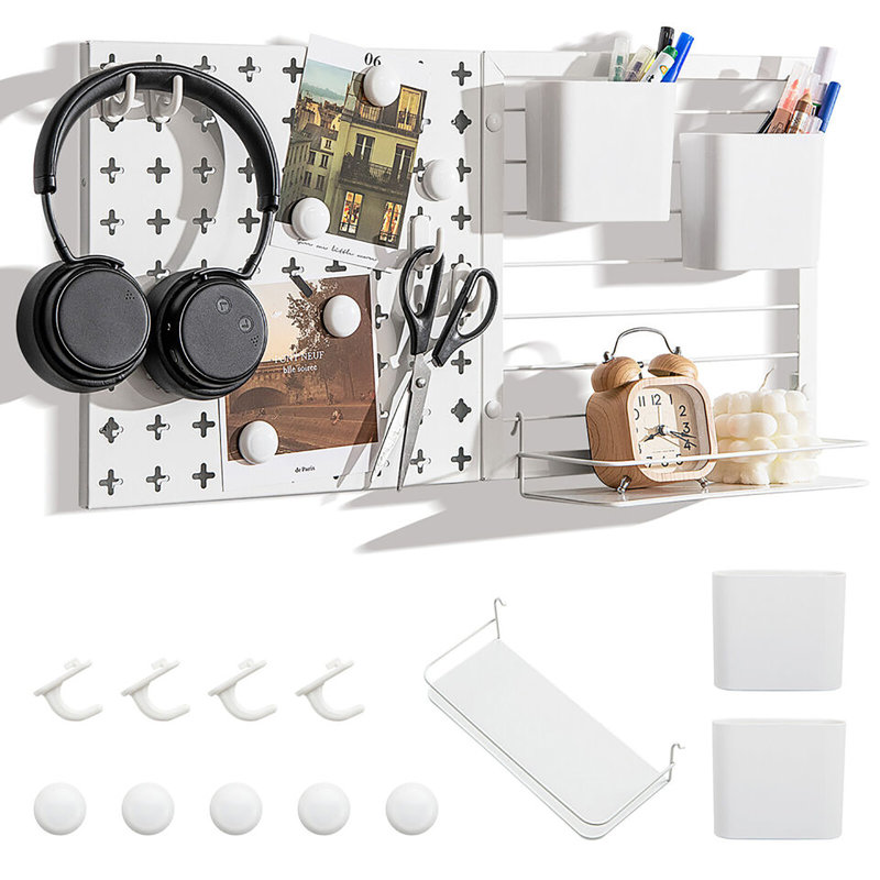 Rangement mural avec paniers Damyia