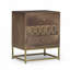 Table de chevet en bois avec 2 tiroirs