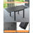 5 Pieces Expandable Patio Dining Set, Never-Rust Aluminum Outdoor Dining Table Set, 32"-65" Extendable Dining Table and Stackable Textilene Dining Chairs for Garden, Deck, Indoor, Black