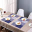 Dafayon Vinyl Rectangle Placemats Set of 6 Heat-Resistant Anti-Skid Washable Table Decor for Christmas-239677536