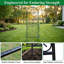  70.8" H X 24.5" W Iron Lattice Panel Trellis 1 Pack