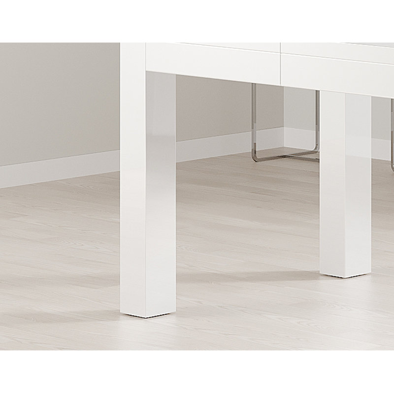 Addalynne Extendable Dining Table, White
