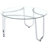 Dutton Chrome 3-piece Round Coffee Table Set
