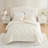 Laura Ashley Solid Satin Pintuck Reversible Comforter Set-125385609-125385610