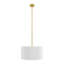 Luminaire suspendu cylindrique en laiton poli moderne à 4 lumières de 21 po pour salle à manger-1314006188