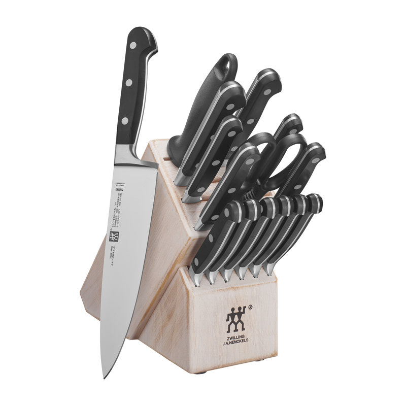 Ensemble de couteaux 16 pièces Zwilling Professional S, Blanc rustique