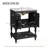Bathroom Vanity with Sink, 2 Doors and open shelf-791715344