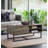 Homare Rustic Oak & Black Finish Coffee Table