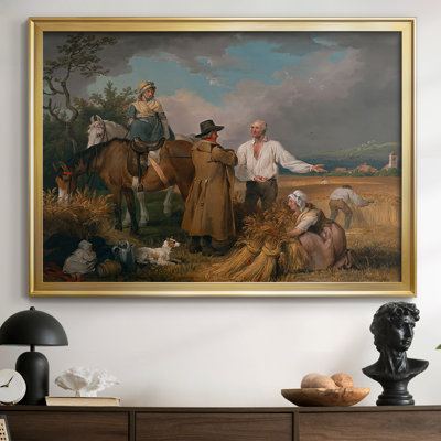 Reapers-George Stubbs-Framed Gallery Wrapped Canvas-1785