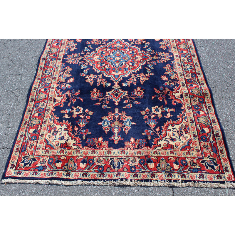 Tapis oriental bleu 4 x 7