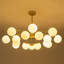 Luminaire suspendu sphérique doré-1305772026-1305772027