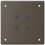 Pied de table basse vidaXL Acier thermolaqué réglable en hauteur-1288518520-1288518524