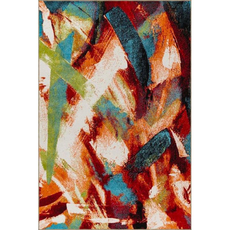 Tapis tissé pastel, Sous-tapis carré 3 pi 3 po inclus