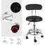 Adjustable Salon Stool With Backrest – Rolling Swivel Chair With Hydraulic Lift And Wheels, Adjustable Height For Office, And Shop Use – Black