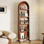 Miroir demi-cercle en bois massif