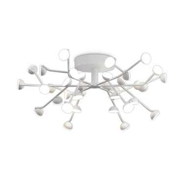 Winlock 36 - Light Silver LED Cluster Pendant
