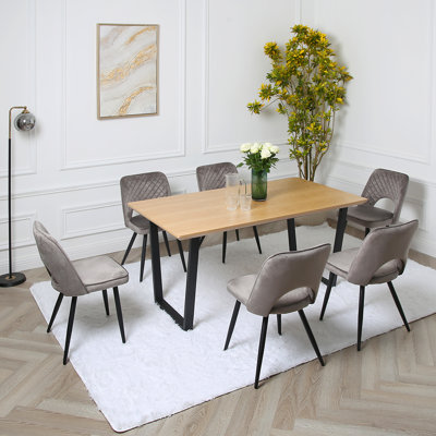 Asfand 6 - Person Dining Set