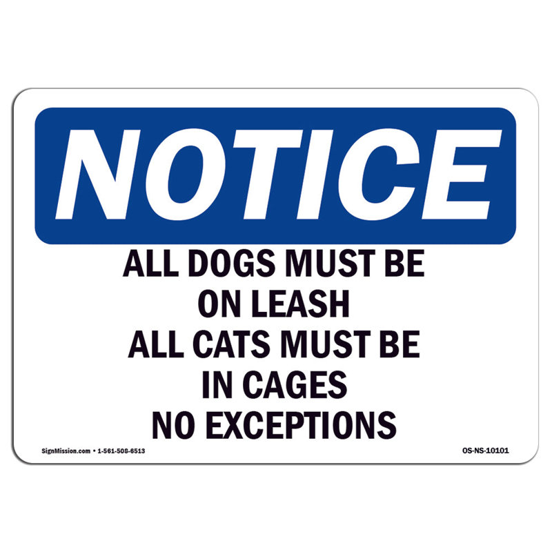 Notice Sign