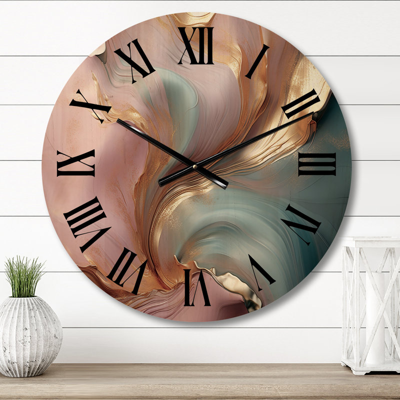 Horloge murale en bois exquise Harmony, Moyenne